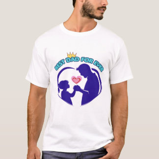T-shirt Un cadeau pour le meilleur père du monde,
