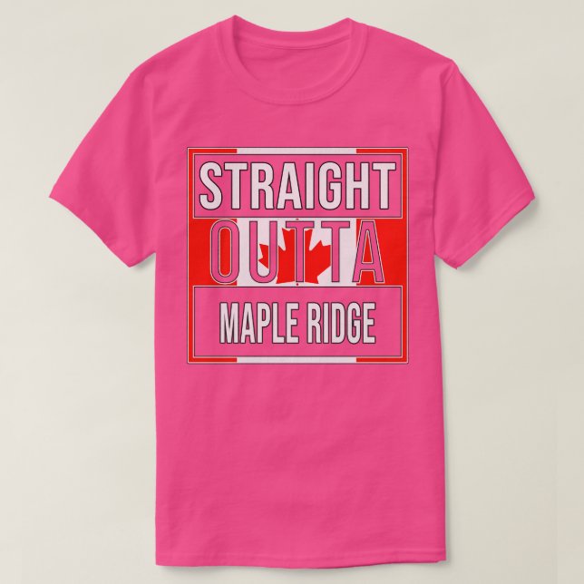 T-shirt Un cadeau pour Maple Ridge pour Canadien de (Design devant)