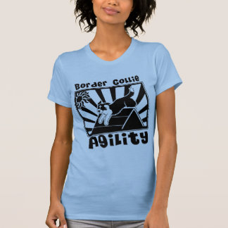 T-shirt Un-Cadre d'agilité de border collie
