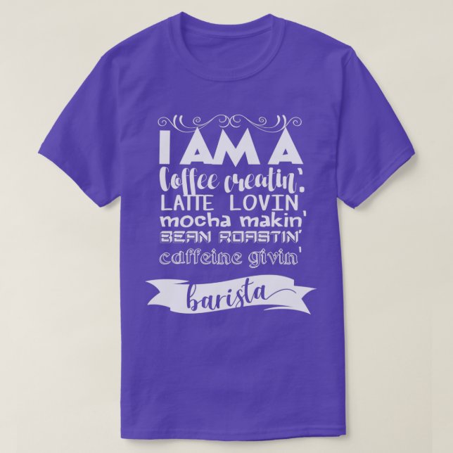 T-shirt Un café (Design devant)