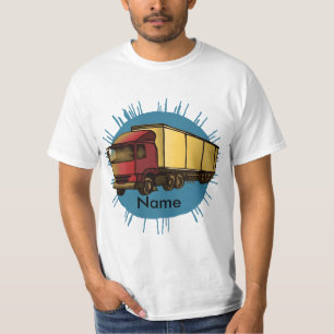 T-shirt Un Camion Red Big Rig