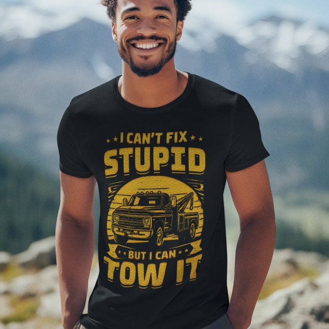 T-shirt Un camionneur plein d'humour qui parle des défis d (Créateur téléchargé)