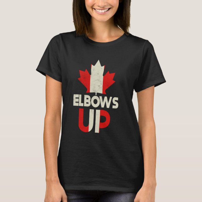T-shirt Un Canada fier et fort, le Canada, fait un bond ve (Devant)