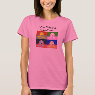 T-shirt Un CavaChon coloré !