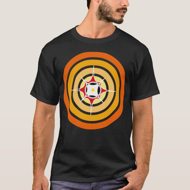 T-shirt Un Cercle Avec Une Étoile (Devant)