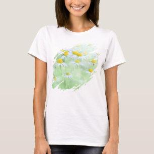 T-shirt Un champ de marguerites sur un