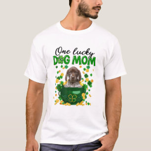 T-shirt Un Chanceux Chien Maman Amusante Allemand Pointeur