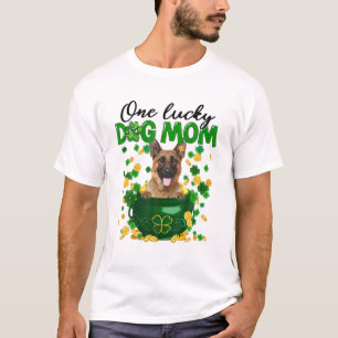 T-shirt Un Chanceux Chien Maman Amusante Allemande Berger 