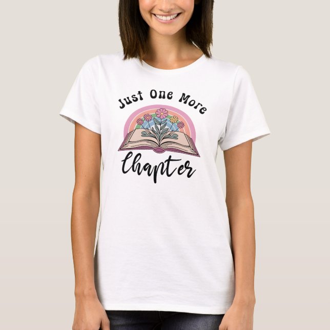 T-shirt Un Chapitre De Plus, Book Lover (Devant)