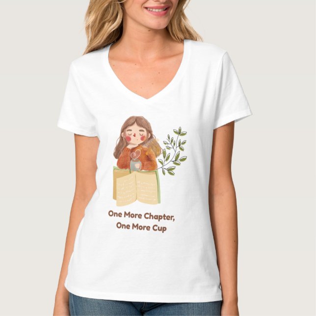 T-shirt Un chapitre de plus, une tasse de plus | Amateur d (Devant)