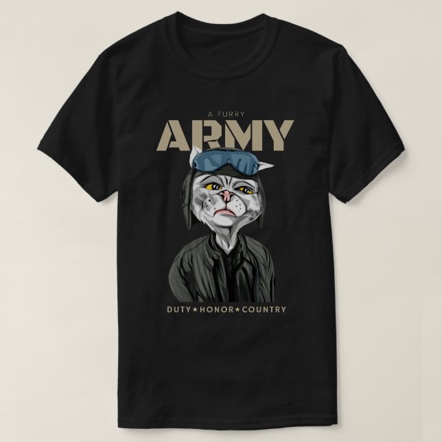 T-shirt Un chat (Design devant)