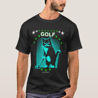 T-SHIRT UN CHAT DE GOLF - DRÔLES D'ANIMAUX DE GOLF