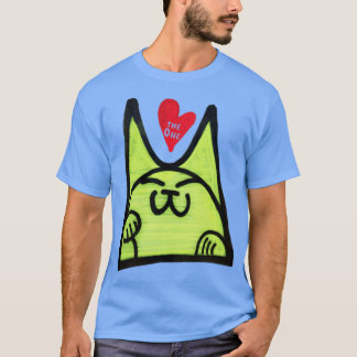 T-shirt Un chat Graffiti d'amour