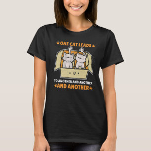 T-shirt Un chat mène à un autre et un autre et un autre