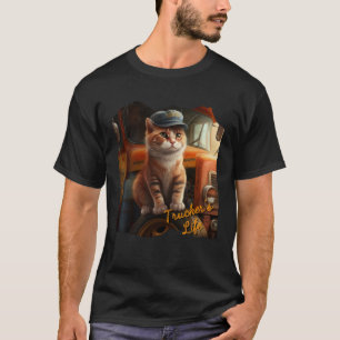 T-shirt Un chat Vivre un camion s Vie