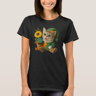 T-shirt Un chaton vous offre un pot