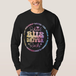 T-shirt Un chauffeur d'autobus scolaire retourne à l'école