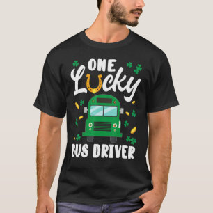 T-shirt Un chauffeur de bus chanceux St. Patrick's Day Sch