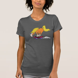T-shirt Un cheval de skate novice