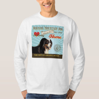 T-shirt Un chien de montagne de Bernese affectueux fait