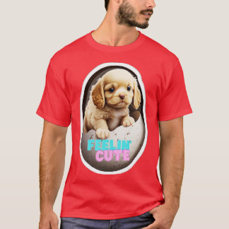 T-shirt Un chien émerge de son oeuf