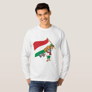 T-shirt Un chien fan de Hongrie