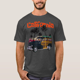 T-shirt Un classique cool en bois style surf California