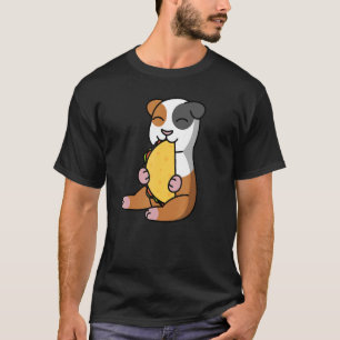 T-shirt Un Cochon De Guinée Mange Un Animal De Compagnie T