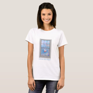 T-shirt Un cochon qui passe devant la fenêtre