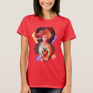 T-shirt Un coeur de femme