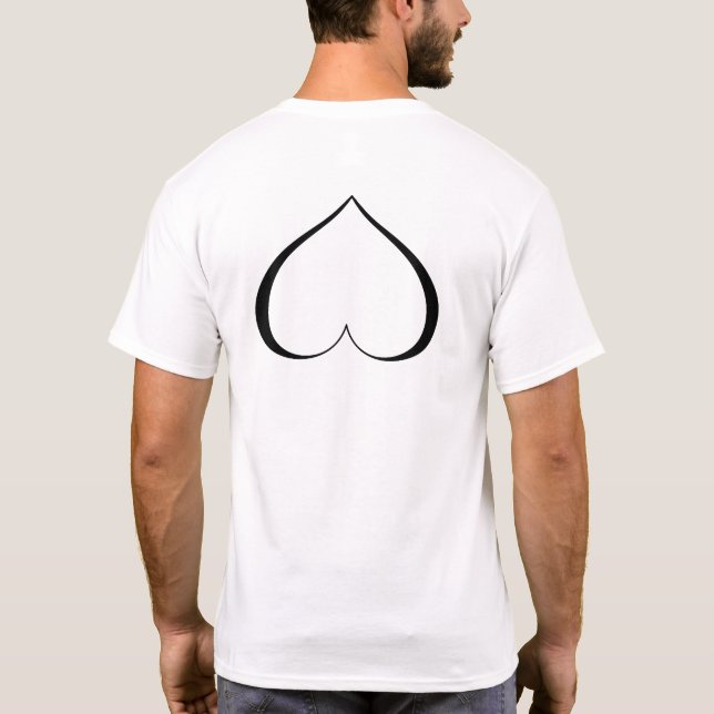 T-SHIRT UN COEUR EN DÉTRESSE (Dos)