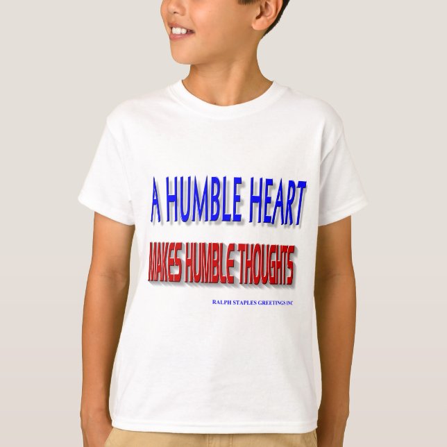 T-SHIRT UN COEUR HUMBLE (Devant)