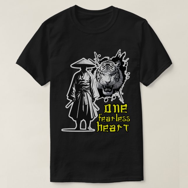 T-shirt Un cœur intrépide (Design devant)