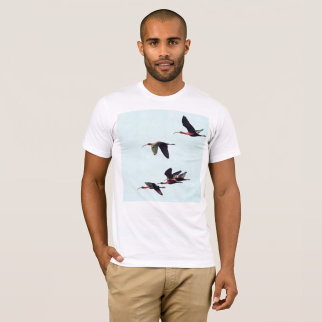T-shirt Un coin d'imbéciles en vol (Devant entier)