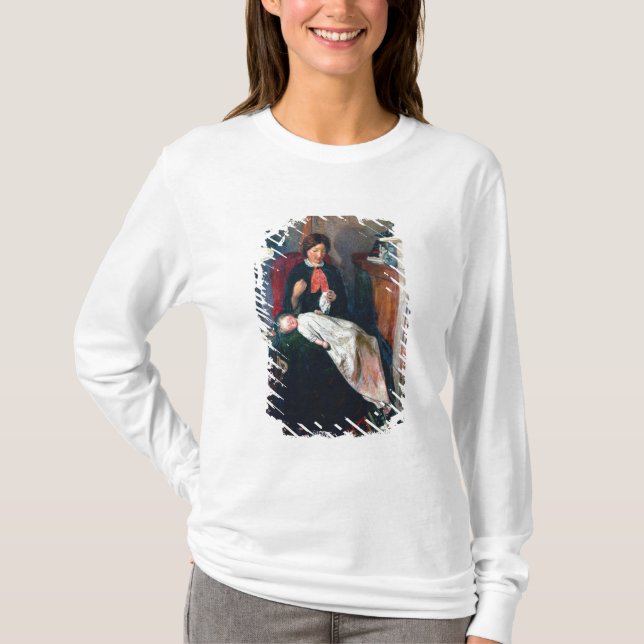 T-shirt Un coin du feu anglais de 1854-5 (Devant)