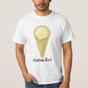 T-shirt Un cône de crème glacée à bille