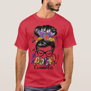 T-shirt Un conseiller effrayant Bun désordonné Joyeux Hall