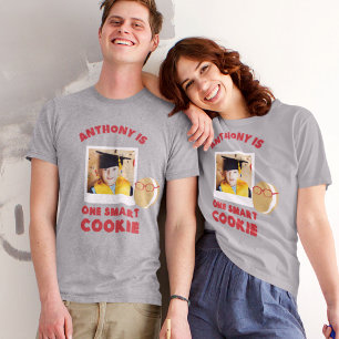 T-shirt Un Cookie intelligent Photo Graduation personnalis
