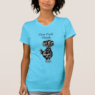 T-shirt Un Cool Chick Funny Polonais Hen Humour de poulet
