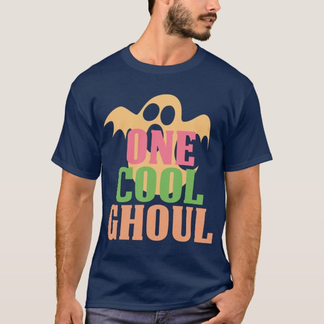 T-shirt Un Cool fantôme de Ghoul Halloween (Devant)