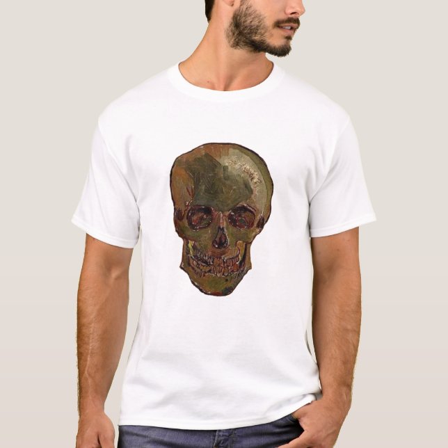T-shirt Un crâne par Vincent van Gogh (Devant)