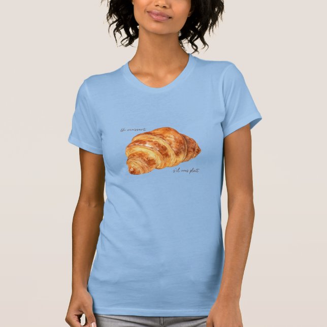 T-shirt Un Croissant (Devant)