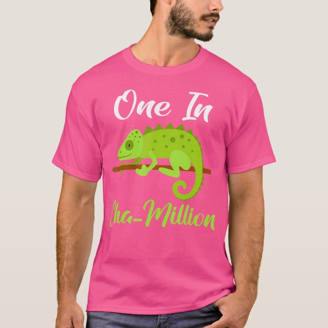 T-shirt Un Dans Cha Million Chameleon (Devant)