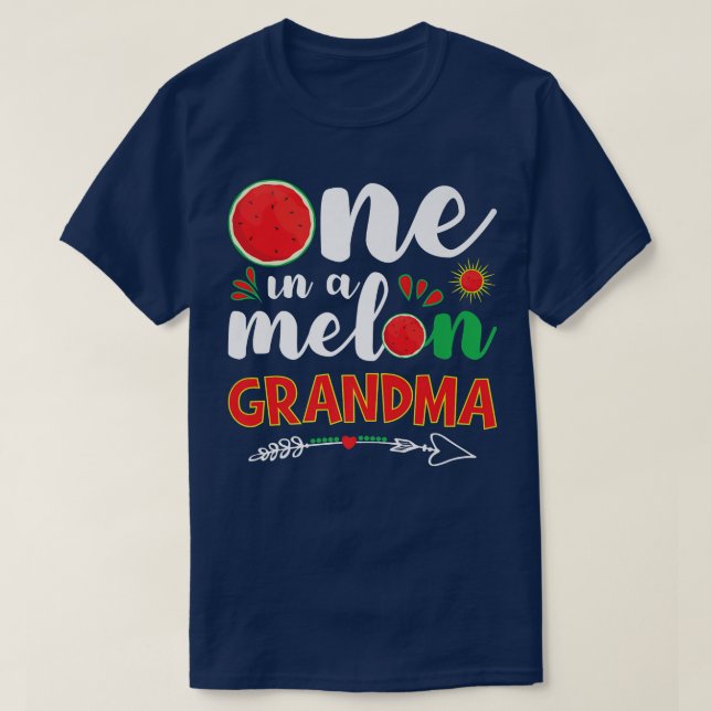 T-shirt Un dans le Melon Grand-mère drôle de la Watermelon (Design devant)