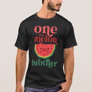 T-shirt Un Dans Un Frère Melon Cute Watermelon Premier Nai