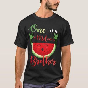 T-shirt Un Dans Un Frère Melon Drôle Anniversaire Correspo