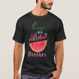 T-shirt Un Dans Un Frère Melon Waterlemon Summer Brother