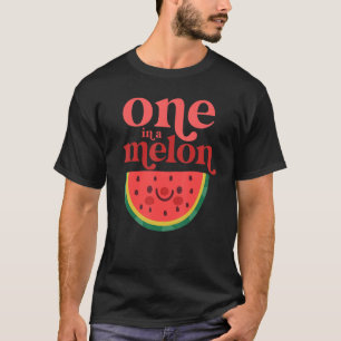 T-shirt Un Dans Un Melon Bébé Cute Watermelon Premier Anni