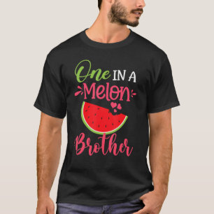 T-shirt Un dans un Melon Brother famille Watermelon Annive
