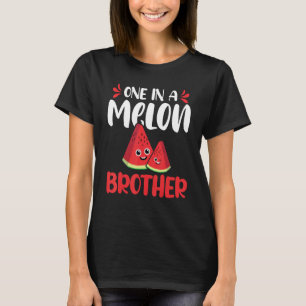 T-shirt Un Dans Un Melon Brother Watermelon Famille Corres